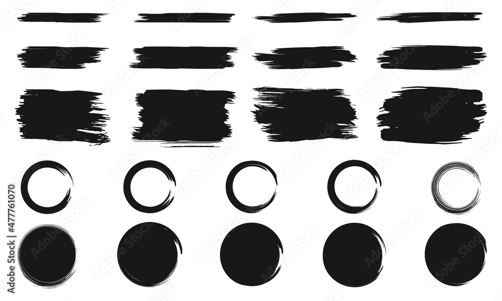 Abstract hand painted grunge texture set Abstract hand painted grunge texture set