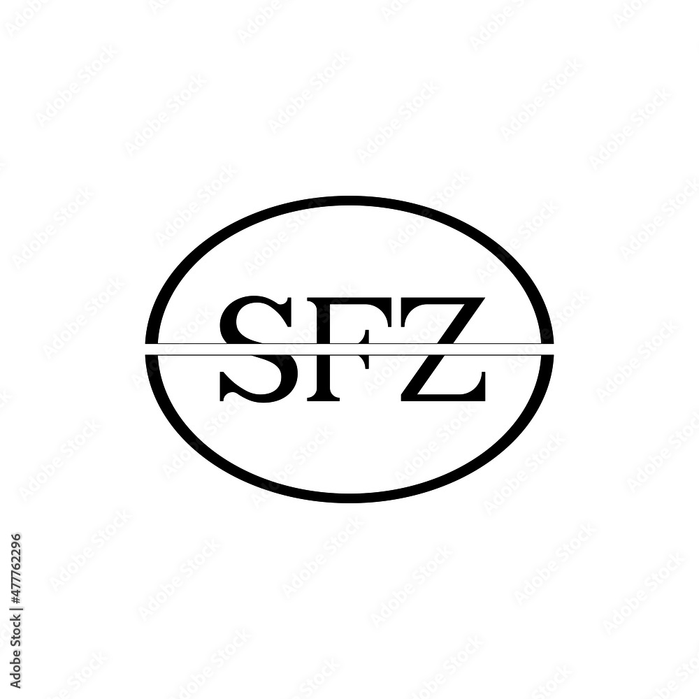 SFZ letter logo design with white background in illustrator, vector logo modern alphabet font overlap style. calligraphy designs for logo, Poster, Invitation, etc. SFZ letter logo design with white background in illustrator, vector logo modern alphabet font overlap style. calligraphy designs for logo, Poster, Invitation, etc.