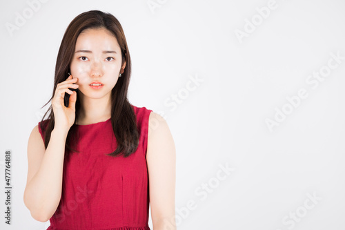 Woman in Red Dress