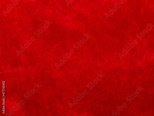 red velvet fabric texture used as background. Empty red fabric background of soft and smooth textile material. There is space for text.. photo