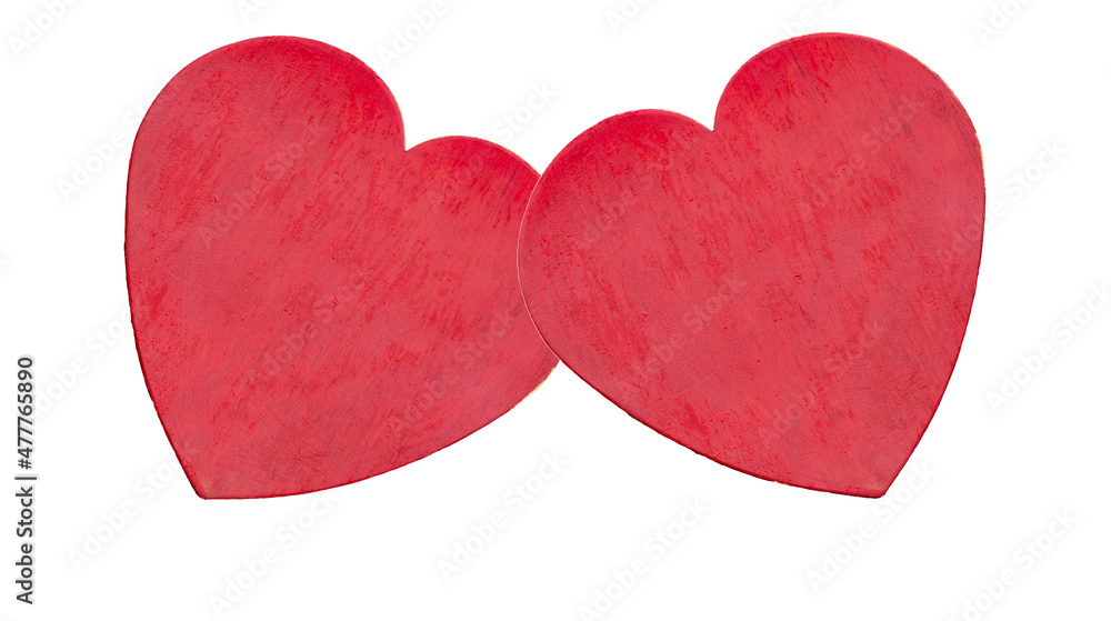 Obraz premium Two hearts in love that cross their dreams