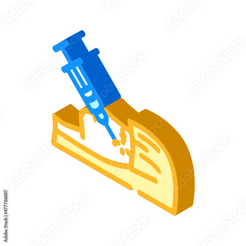 blanching procedure isometric icon vector. blanching procedure sign. isolated symbol illustration