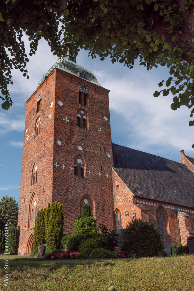 The Saint Nikolai church in Burg, Fehmarn, Baltic Sea, Schleswig-Holstein, Germany, Europe