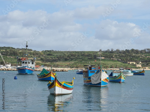 Marsaxlokk is a small  traditional fishing village in Malta