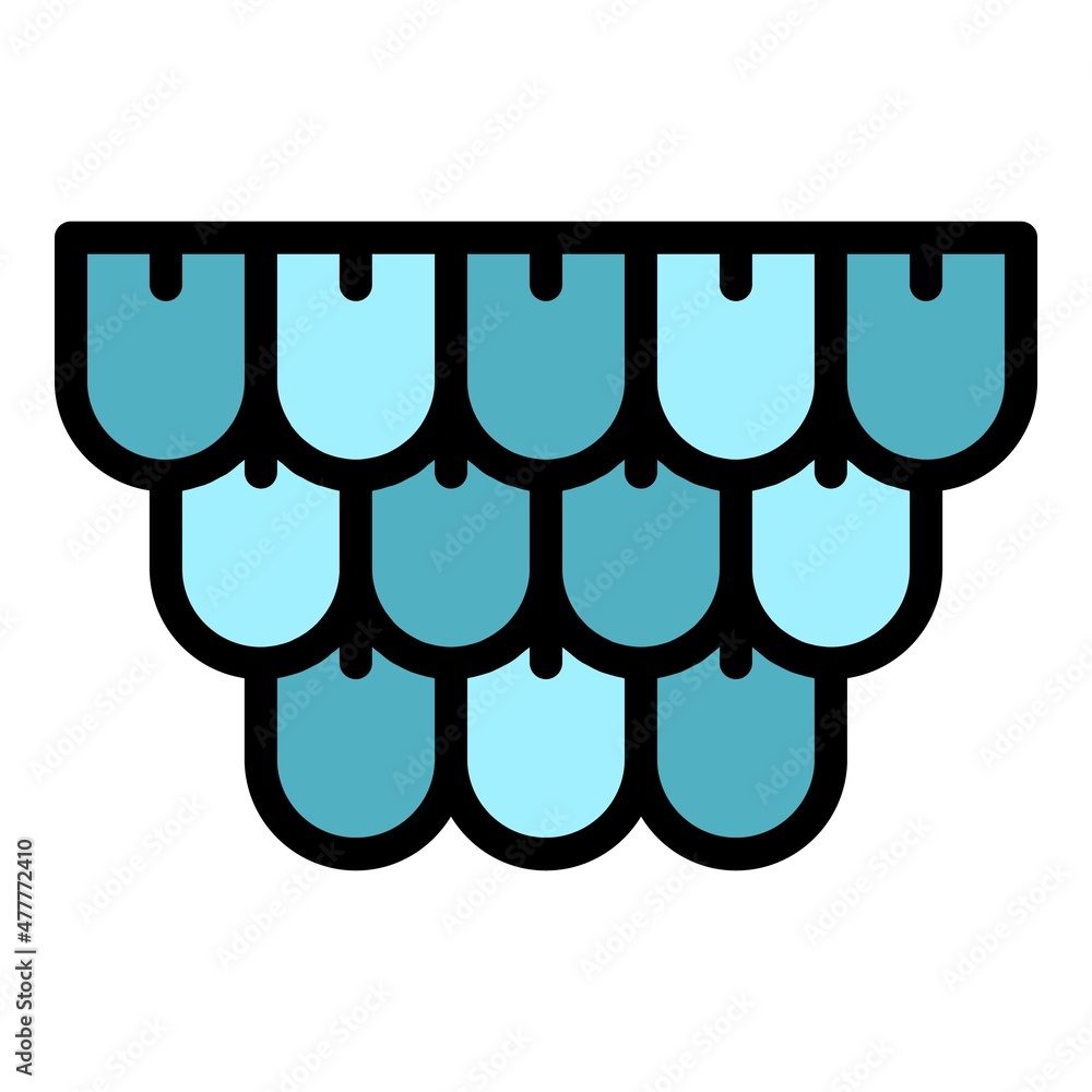 Fotografie Builder house roof icon