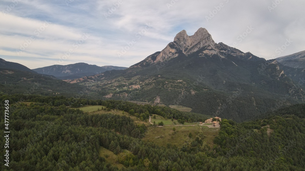 Pedraforca is a mountain in the Pre-Pyrenees, located in Parc Natural del Cadí-Moixeró