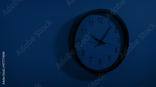 Wallpaper Mural Office Clock 10 At Night Tracking Shot Torontodigital.ca