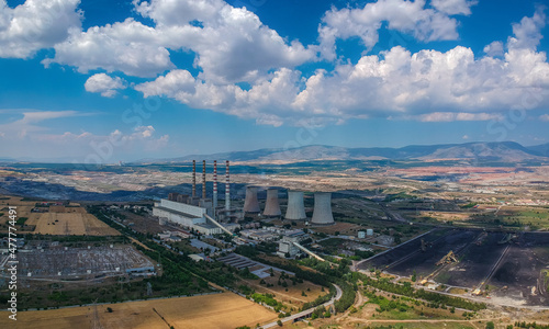 Charcoal electric power station is a 550-megawatt coal-fired power station in Ptolemaida  Macedonia  Greece.