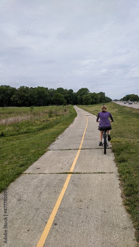 person riding a bicycle