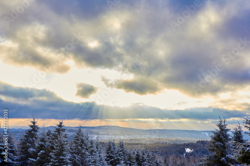 atemberaubender Ausblick vom Brocken im Harz