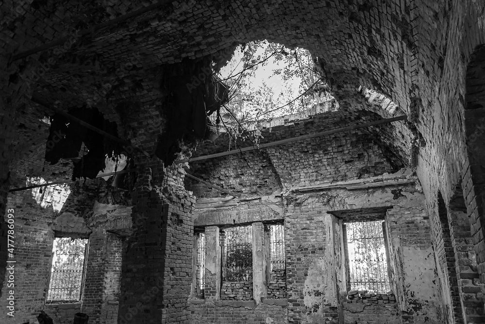interior of an abandoned orthodox church interior of an abandoned orthodox church
