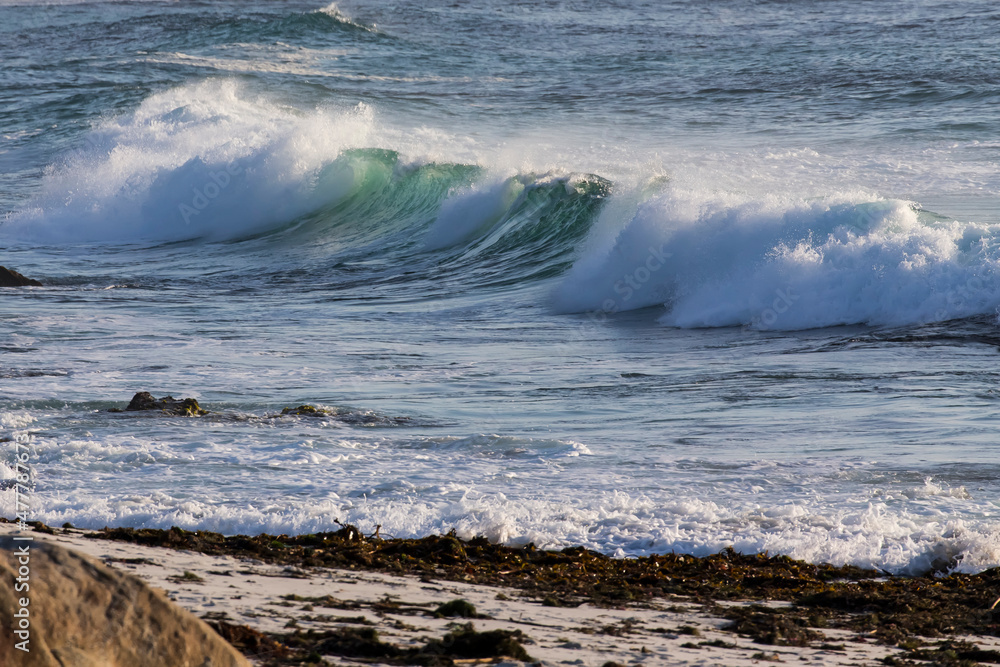 Waves On The California Coastline Waves On The California Coastline