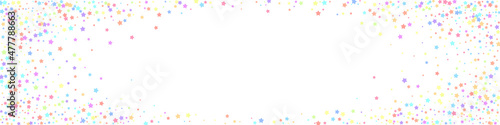 Festive valuable confetti. Celebration stars. Colo