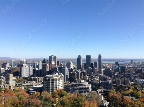 city skyline of Montreal