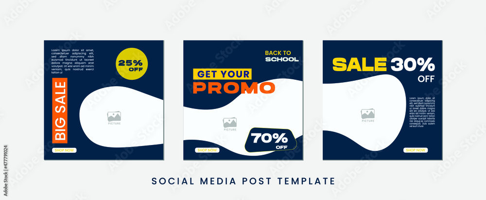 social media template post for promotion. template post for ads. instagram post sale promo social media template post for promotion. template post for ads. instagram post sale promo