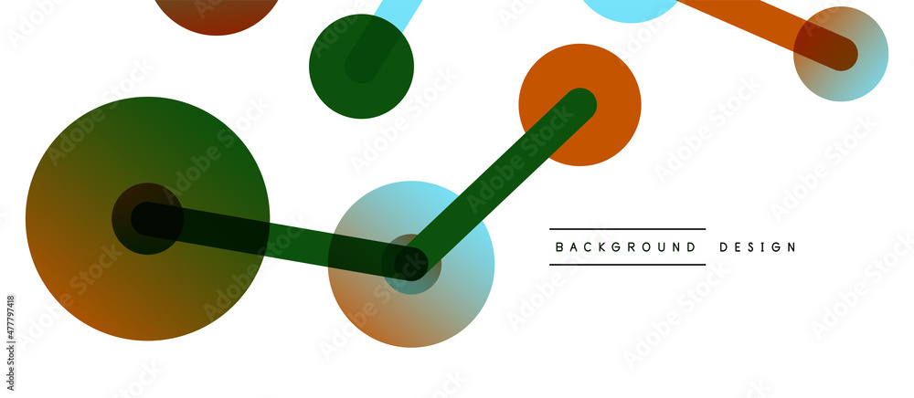 Line points connections geometric abstract background. Circles connected by lines. Trendy techno business template for wallpaper, banner, background or landing Line points connections geometric abstract background. Circles connected by lines. Trendy techno business template for wallpaper, banner, background or landing