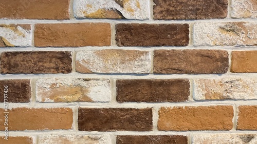 使いやすいシンプル素材壁紙 ベージュや茶色の煉瓦の壁