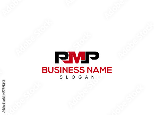 Initial letter PMP logo, Colorful pm Icon Logo Design photo