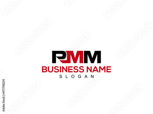 Initial letter PMM logo, Colorful pm Icon Logo Design