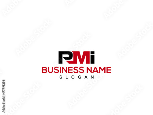 Initial letter PMI logo, Colorful pm Icon Logo Design