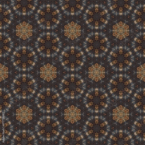 Fantasy flower texture for paper  wrapper  fabric  business card  carpet  tiles  flyer printing. Traditional pattern design for the background. Swirls of luxury marble for any type of home decor