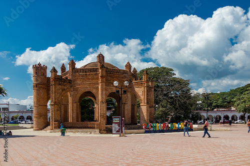 "La Pila" Colonial Fountain in Chiapa de Corzo, in Mexico