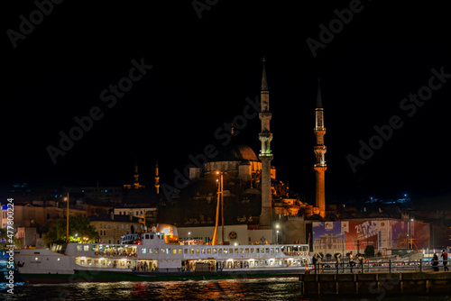   im  genes espectaculares del Cuerno de Oro en Estambul  