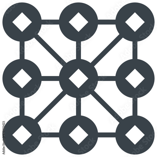 decentralized glyph style icon