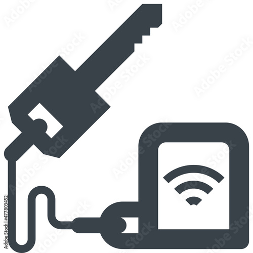 key glyph style icon