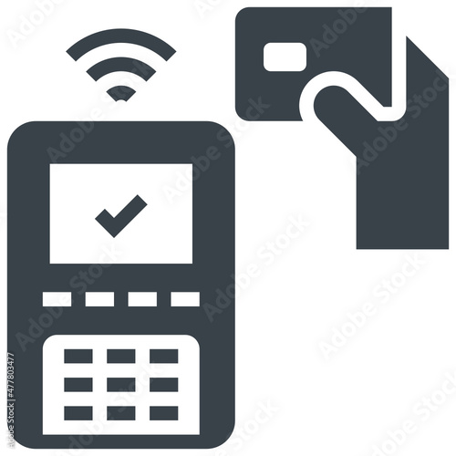 card glyph style icon
