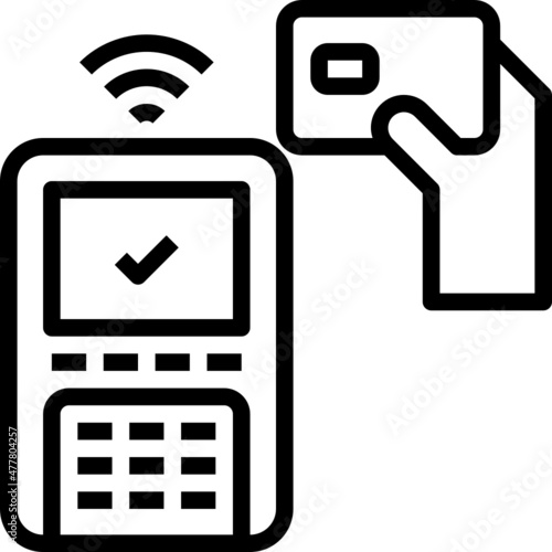 card modern line style icon