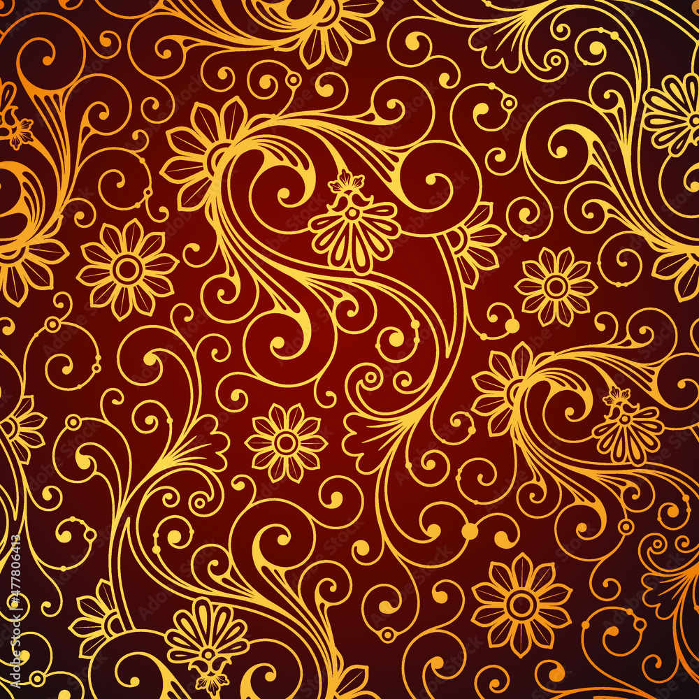 Seamless Gold Pattern 01 Seamless Gold Pattern 01