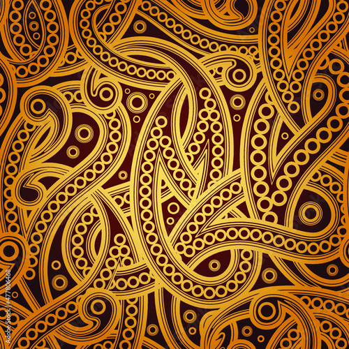 Seamless Gold Pattern 04