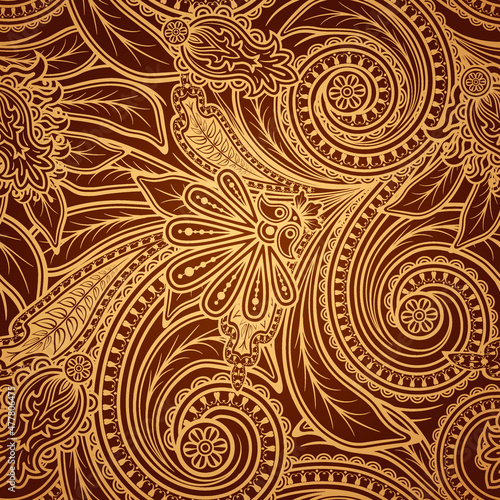Seamless Gold Pattern 05