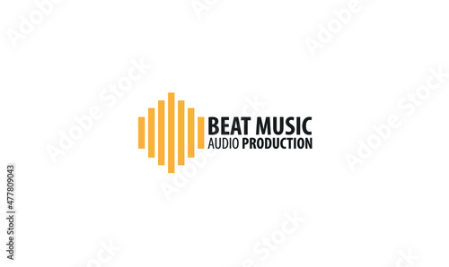 Audio Music Logo vector Design