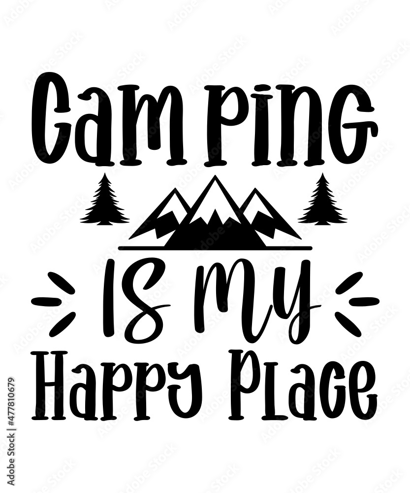 Camping Svg Bundle, Camp Life Svg, Campfire Svg, Dxf Eps Png, Silhouette, Cricut, Cameo, Digital, Vacation Svg, Camping Shirt Design