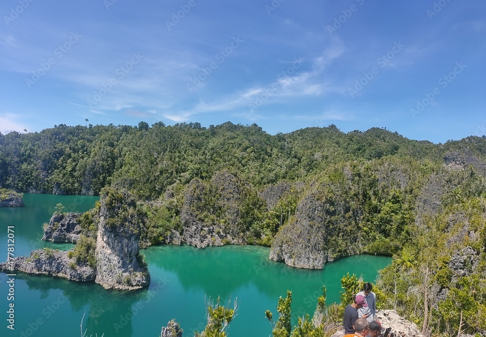 One of the famous tourist destinations is Telaga Bintang which is located in Raja Ampat, West Papua