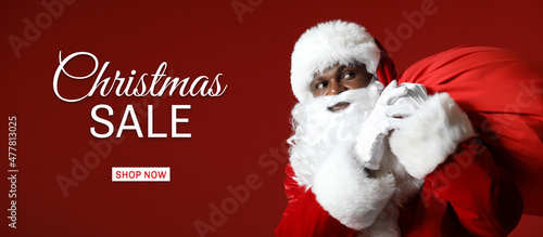 African-American Santa Clau...