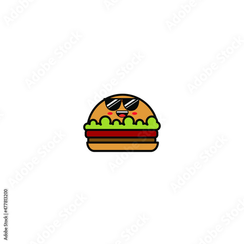 Burger Logo Illustration, Fast food logo - Vector .Suitable for companies fast food