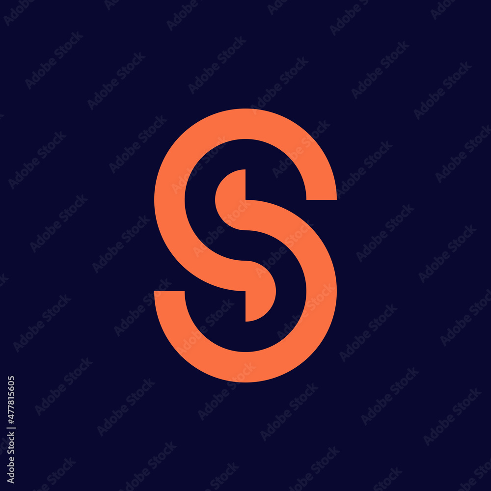 Letter S logo. Icon design. Template elements. Geometric abstract logos Letter S logo. Icon design. Template elements. Geometric abstract logos