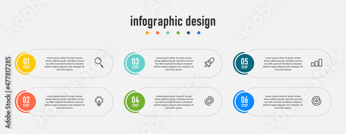 Presentation business infographic design elegant professional template with 4 step