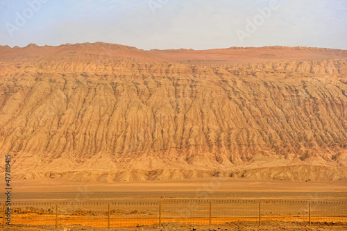 Huoyanshan Scenery in Xinjiang, China photo