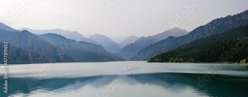 Foto Tianchi Lake in Tianshan Mountain, Xinjiang, China