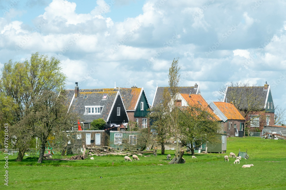 Former island Marken, Noord-Holland province, The Netehrlands Former island Marken, Noord-Holland province, The Netehrlands