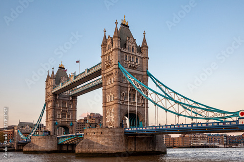 The Tower Bridge of London in England