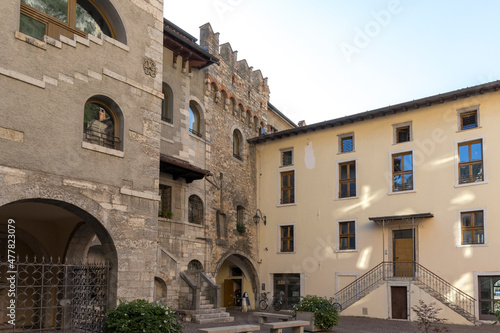residential buildings at riva del Gardo in italy © were