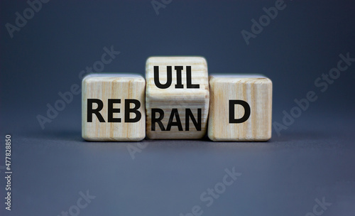 фотографія Rebrand and rebuild symbol
