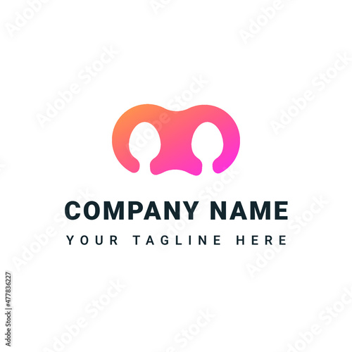 Food service logo, restaurant logo, food logo vector illustration template