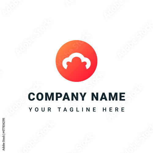 Food service logo, restaurant logo, food logo vector illustration template