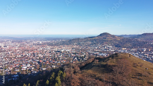 Reutlingen mit Georgenberg im Winter